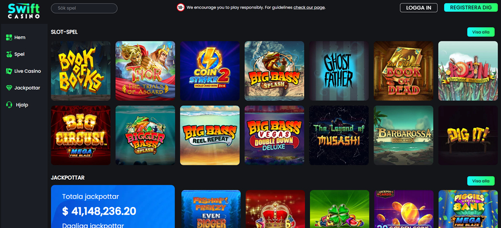 Swift Casino assets